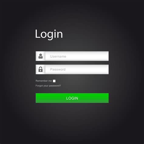 Login and Password